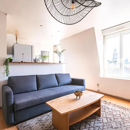 Dahlia - Ideal Pour Familles & Pros - Hypercentre - Vue Fontaine Sube Et Cathedrale - Wifi - Machine A Laver - Gare, Cathedrale De Reims, Commerces, Restaurants & Transports En Commun Accessibles A Pied En Moins De 10 Minutes Reims
