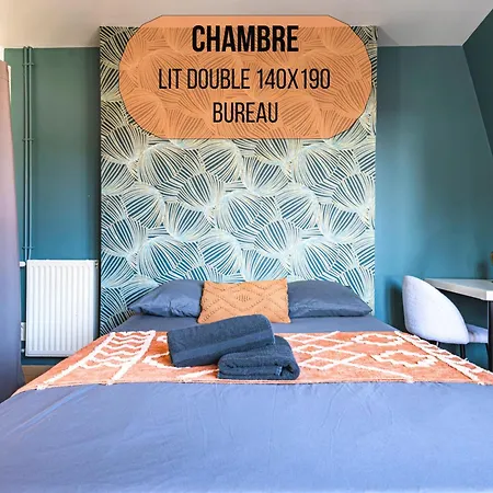 Dahlia - Ideal Pour Familles & Pros - Hypercentre - Vue Fontaine Sube Et Cathedrale - Wifi - Machine A Laver - Gare, Cathedrale De Reims, Commerces, Restaurants & Transports En Commun Accessibles A Pied En Moins De 10 Minutes Reims