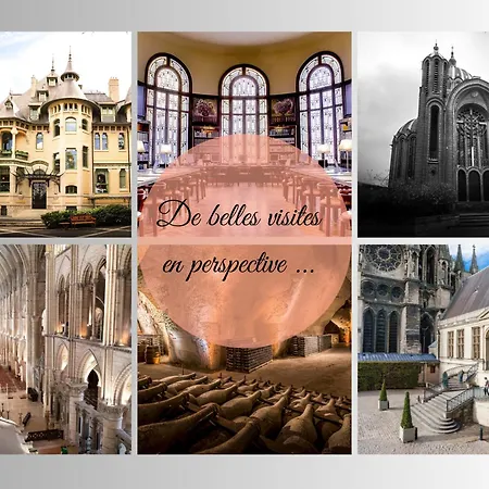 Dahlia - Ideal Pour Familles & Pros - Hypercentre - Vue Fontaine Sube Et Cathedrale - Wifi - Machine A Laver - Gare, Cathedrale De Reims, Commerces, Restaurants & Transports En Commun Accessibles A Pied En Moins De 10 Minutes Lägenhet